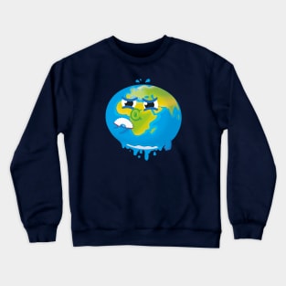 Global warming! Crewneck Sweatshirt